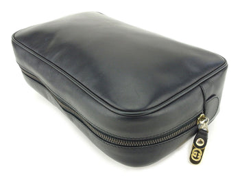 Gucci Clutch Bag Black Gold Old Gucci