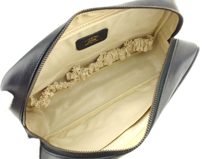 Gucci Clutch Bag Black Gold Old Gucci