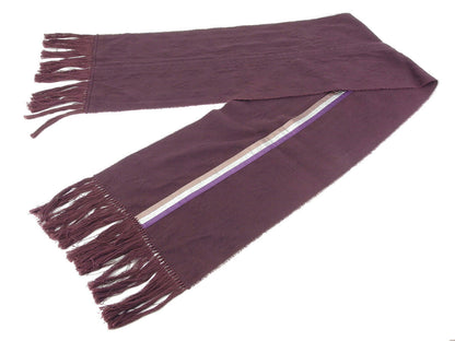 Louis Vuitton Scarf Brown Purple Silver