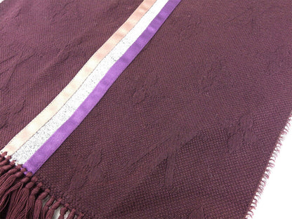 Louis Vuitton Scarf Brown Purple Silver