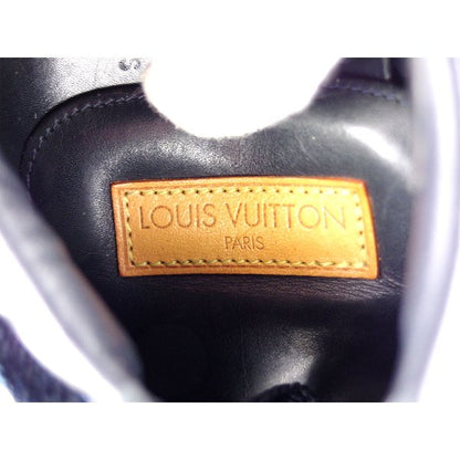 Louis Vuitton Sneakers Leather Navy 37 Half 37 1/2