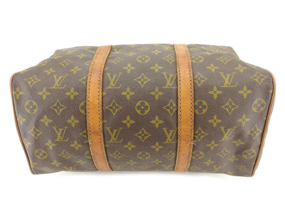Louis Vuitton Boston Duffel Bag M41626 Brown Beige Sac Spool35