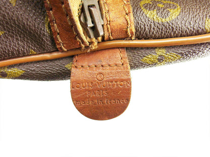 Louis Vuitton Boston Duffel Bag M41626 Brown Beige Sac Spool35