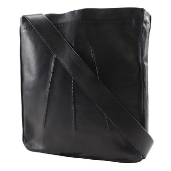 Hermes Shoulder Bag Calfskin Black Toudu Unisex(Unisex)