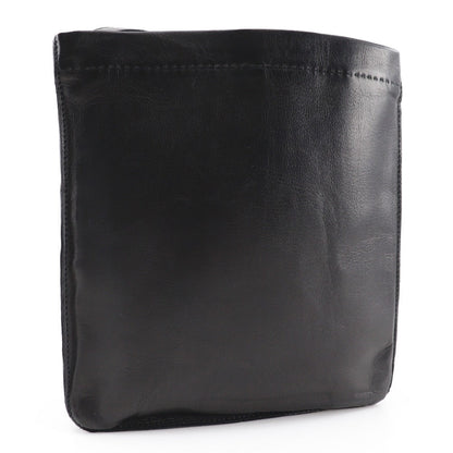 Hermes Shoulder Bag Calfskin Black Toudu Unisex(Unisex)