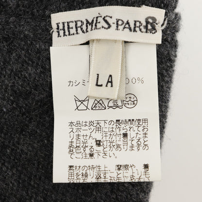 Hermes Other Hats Cashmere Gray Knit Hat Women(Unisex) La