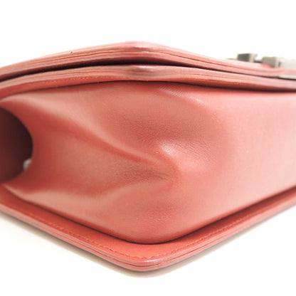 Chanel Shoulder Bag Lambskin Pink Boy Chanel