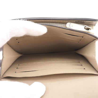 Louis Vuitton Bifold Wallet M62542 Leather Beige Mahina Portefeuille Iris Compact Women