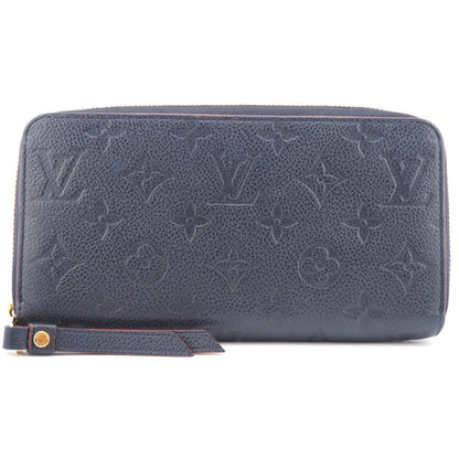 Louis Vuitton Long Wallet Purse M62121 Leather Navy Monogram Ann Platt Marine Rouge Women(Unisex)