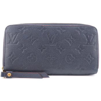 Louis Vuitton Long Wallet Purse M62121 Leather Navy Monogram Ann Platt Marine Rouge Women(Unisex)