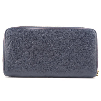 Louis Vuitton Long Wallet Purse M62121 Leather Navy Monogram Ann Platt Marine Rouge Women(Unisex)