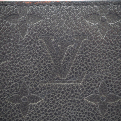 Louis Vuitton Long Wallet Purse M62121 Leather Navy Monogram Ann Platt Marine Rouge Women(Unisex)