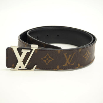 Louis Vuitton Belt M9821 Leather Brown Monogram Suntur Lv Initials