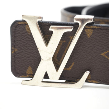 Louis Vuitton Belt M9821 Leather Brown Monogram Suntur Lv Initials