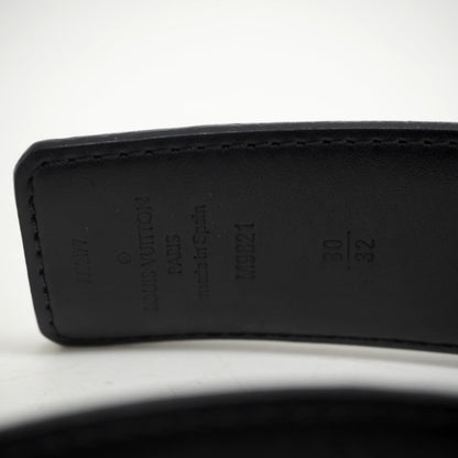 Louis Vuitton Belt M9821 Leather Brown Monogram Suntur Lv Initials