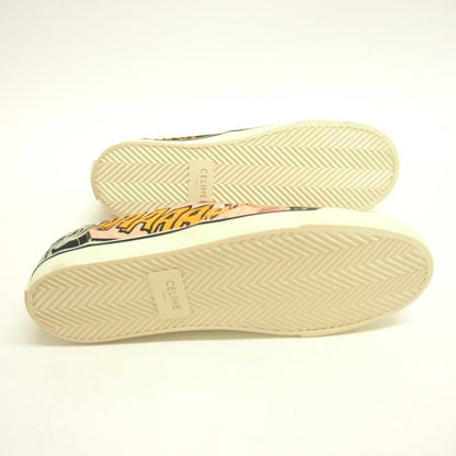 Celine Slip-On 300B84 Canvas, Leather Black Women 38