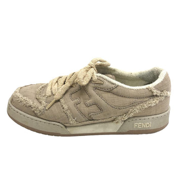 Fendi Sneakers 7E1495 Fabric Beige Fendi Match Women 6