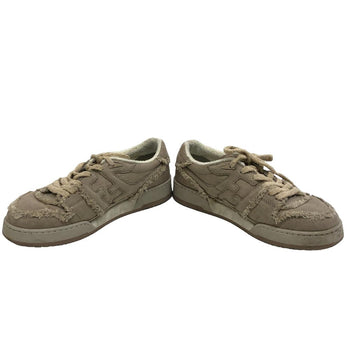 Fendi Sneakers 7E1495 Fabric Beige Fendi Match Women 6