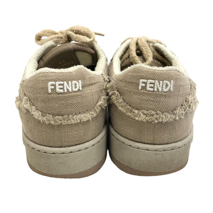 Fendi Sneakers 7E1495 Fabric Beige Fendi Match Women 6