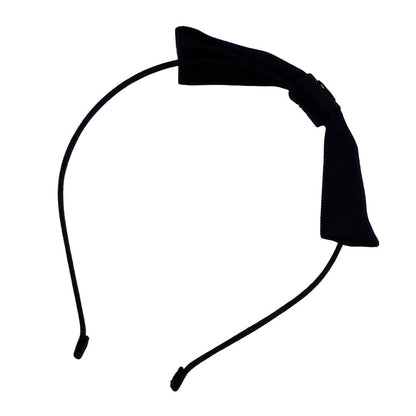 Chanel Hair Accessory Nylon Black 23P Coco Mark Headband Ribbon Women