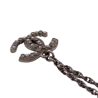 Chanel Bracelet Gold Plated Silver Coco Mark Fake Pearl