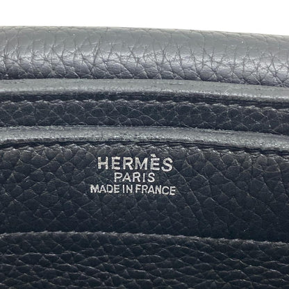 Hermes Business Bag Taurillon Clemence Black Sac Adepeche 38 Mens
