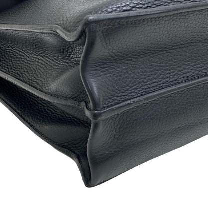 Hermes Business Bag Taurillon Clemence Black Sac Adepeche 38 Mens