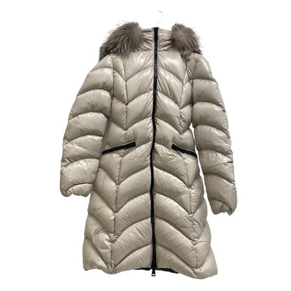 Moncler Down Jacket Nylon Beige 17 Years 00 Albizia Women 00