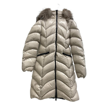 Moncler Down Jacket Nylon Beige 17 Years 00 Albizia Women 00
