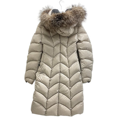 Moncler Down Jacket Nylon Beige 17 Years 00 Albizia Women 00