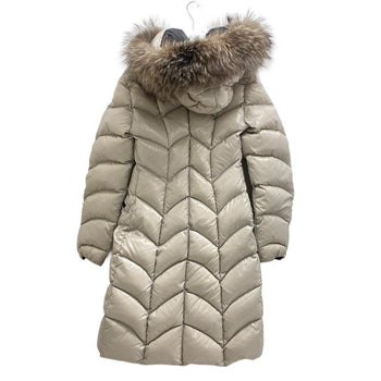 Moncler Down Jacket Nylon Beige 17 Years 00 Albizia Women 00