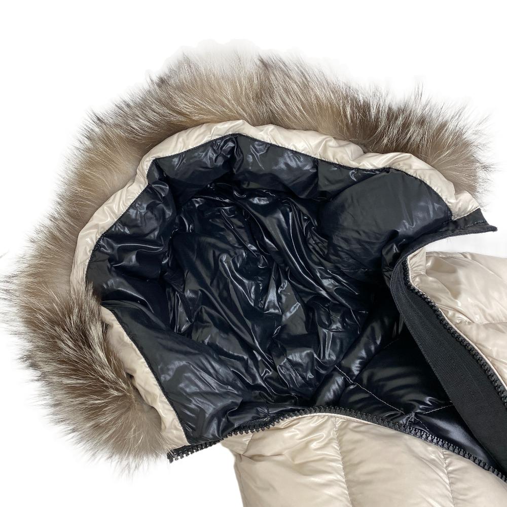 Moncler Down Jacket Nylon Beige 17 Years 00 Albizia Women 00
