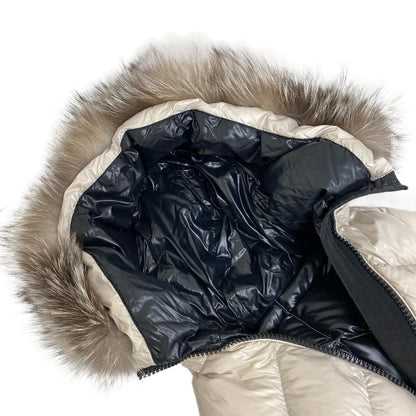 Moncler Down Jacket Nylon Beige 17 Years 00 Albizia Women 00