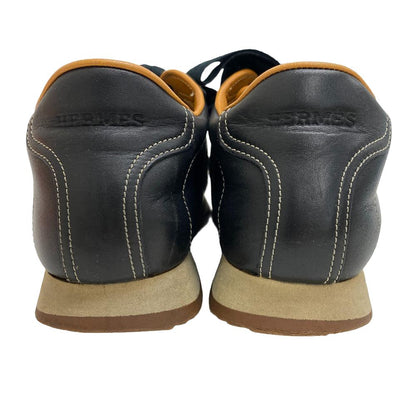 Hermes Sneakers Leather Black 37 Lining Quick Women 37