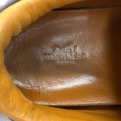 Hermes Sneakers Leather Black 37 Lining Quick Women 37