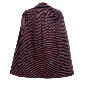 Prada Poncho Wool, Angora Red 14Aw Outer Women 36