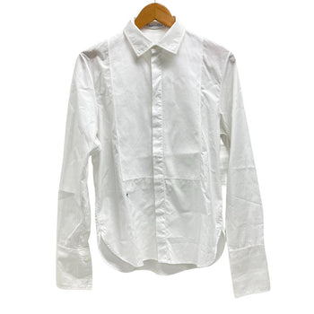 Christian Dior Long Sleeve Shirt 841B05A3356 Cotton White I40 Bee Embroidery Mens 36