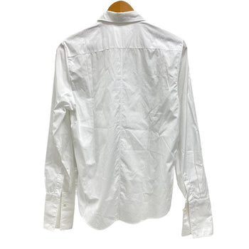 Christian Dior Long Sleeve Shirt 841B05A3356 Cotton White I40 Bee Embroidery Mens 36