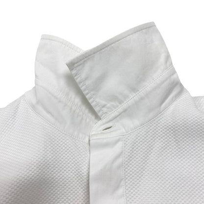 Christian Dior Long Sleeve Shirt 841B05A3356 Cotton White I40 Bee Embroidery Mens 36