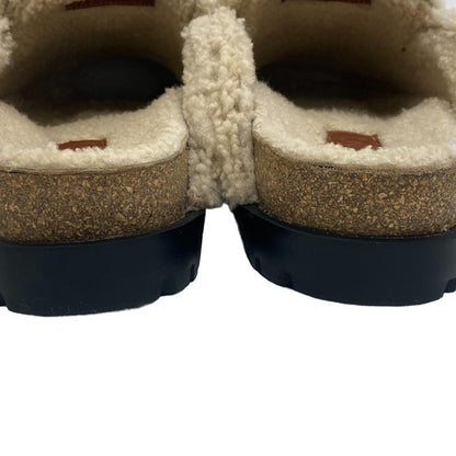 Versace Mule Leather Brown Slide Sandals Medusa Mens 44