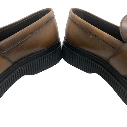 Todfs Loafers Leather Brown Coin Loafers Mens 8