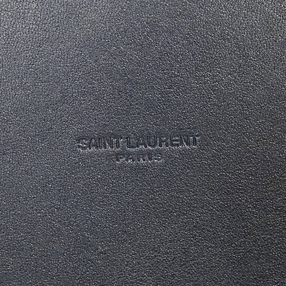 Saint Laurent Paris Shoulder Bag Canvas, Leather Beige Rive Gauche Women