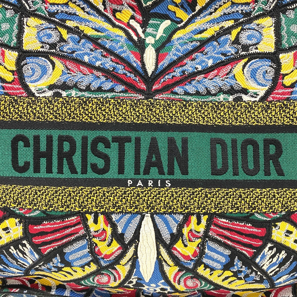 Christian Dior Tote Bag Canvas Multicolor Book Tote Large Women