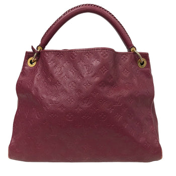 Louis Vuitton Handbag M94047 Leather Purple Monogram Ann Platt Artsymm Women