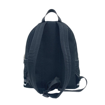 Fendi Backpack 7Vz042 Polyester, Leather Black Mesh Zucca Mens(Unisex)