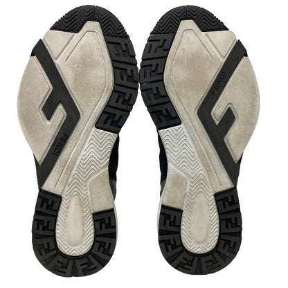 Fendi Sneakers Fabric, Leather Black Flow 9