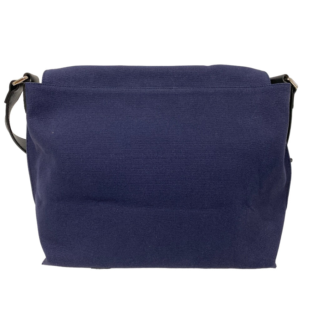 Loewe Shoulder Bag Canvas, Leather Navy Messenger Military Unisex(Unisex)
