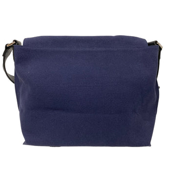 Loewe Shoulder Bag Canvas, Leather Navy Messenger Military Unisex(Unisex)