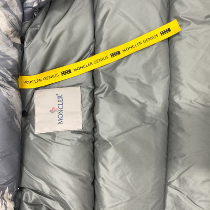 Moncler Down Jacket Nylon Gray Moncler Genius X Hike 22 00 Galenstockis Print Mens Tg00