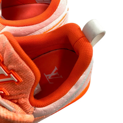 Louis Vuitton Sneakers Fabric Orange 6 Lv Logo Vnr Line Mens 6